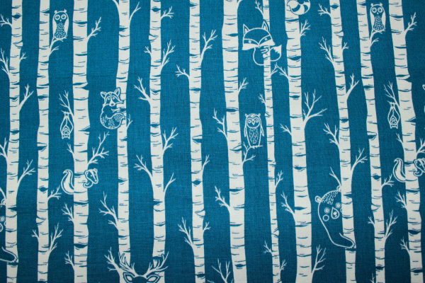 Designerbaumwolle Moonlit Forest (10 cm)